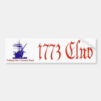 1773 Club Bumpersticker