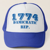 1774 Dikke vrachtwagenchauffeur Trucker Pet (Voorkant)