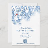 1774 Inn Phippsburg Maine Kaart Elegante QR-code (Voorkant)