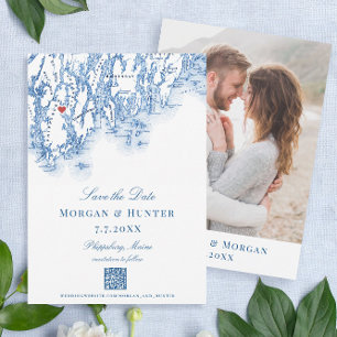 1774 Inn Phippsburg Maine Kaart Elegante QR-code