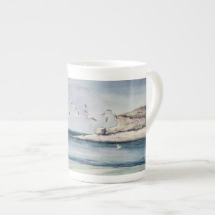 1774 Meeuwen bij Sandy Beach Porselein Kop