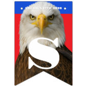 1776–2026 • 16-Flag Celebration Banner, Editable Vlaggetjes (Eerste vlag)