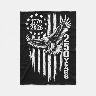 1776 2026 250 Jaar Patriottische Adelaar Amerikaan Fleece Deken