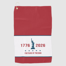 1776 2026 | 250 Jaar Vrijheid Statue of Liberty Golfhanddoek