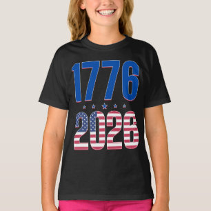1776 2026 250 jaar vrijheid t-shirt