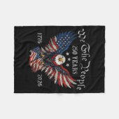1776 2026 250ste verjaardag fleece deken (Voorkant (Horizontaal))