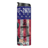 1776 2026 250ste verjaardag thermosbeker (Geroteerd rechts)