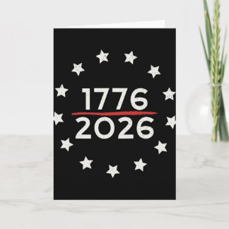 1776 2026 250ste verjaardag Usa Betsy Ross-vlag 4t Kaart