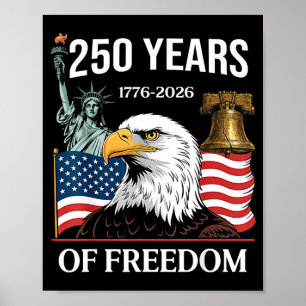 1776-2026 250ste verjaardag VS 250 jaar Poster