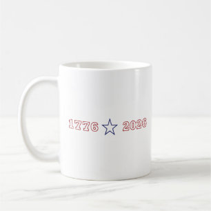 1776 2026 Amerika 250 Jaar Patriottische Herdenkin Koffiemok