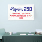 1776-2026 Amerika 250 Verjaardag Spandoek (Beurs)
