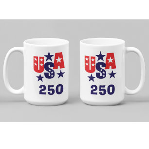 1776–2026 Amerika Herdenkingsjaar Koffiemok