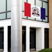 1776–2026 Patriotic Semiquincentennial Design Spandoek (Buitenkant Gebouw)