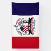 1776–2026 Patriotic Semiquincentennial Design Spandoek (Verticaal)