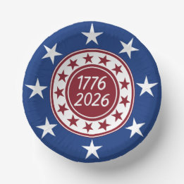 1776-2026 Patriottisch Feestpapier  Papieren Kommen