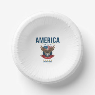 1776 2026   Patriottische Amerikaanse Zeearend Vla Papieren Kommen