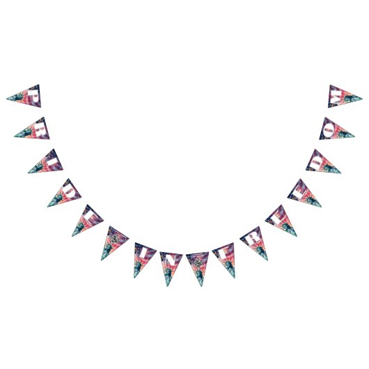 1776–2026 QR Bunting • Edit Text & Link in Minutes Vlaggetjes (Alle)