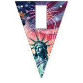 1776–2026 QR Bunting • Edit Text & Link in Minutes Vlaggetjes (Derde vlag)