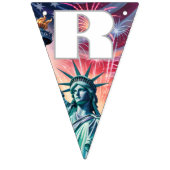 1776–2026 QR Bunting • Edit Text & Link in Minutes Vlaggetjes (Tweede vlag)