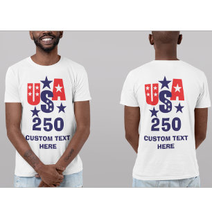 1776–2026 Semi-quincentennial Patriottische VS 250 T-shirt