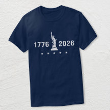 1776 2026 | Standbeeld van de Vrijheid Patriottisc