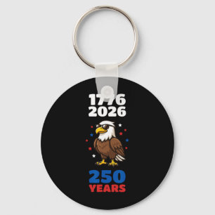 1776 2026 Usa Adelaar 250e Verjaardag 4 juli Sleutelhanger