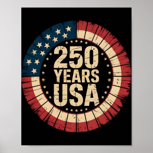 1776–2026 VS 250e verjaardag van onafhankelijkheid Poster (Voorkant)