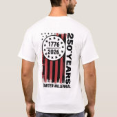 1776-2026 VS 4 juli T-shirt (Achterkant)