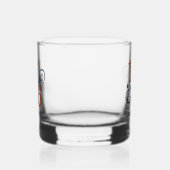 1776 America Script Embleem Whisky Glas (Links)