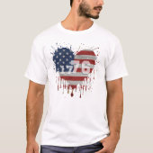 1776 American Flag T-shirt (Voorkant)