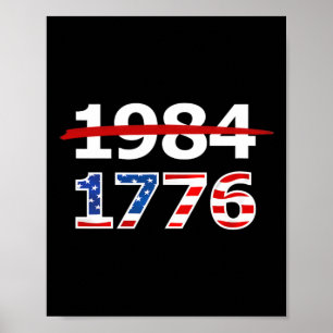 1776 American Patriot Design Company Weersta 1984 Poster