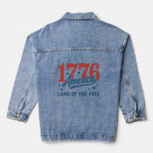 1776 America's 250e verjaardag Denim Jacket (Achterkant)