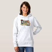1776 America's 250e verjaardag Hoodie (Voorkant volledig)