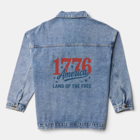 1776 America's 250th Anniversary Denim Jacket (Achterkant)