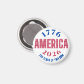 1776 AMERIKA 2026 250 jaar vrijheid Magneet (Voorkant / Achterkant)