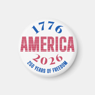 1776 AMERIKA 2026 250 jaar vrijheid Magneet