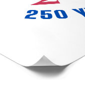 1776 AMERIKA 2026 250 jaar vrijheid  Poster (Hoek)