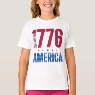 1776 Amerika 250 jaar historische vrijheid T-shirt