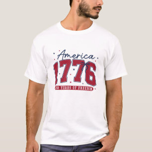 1776 Amerika 250 Jaar van Vrijheid T-shirt