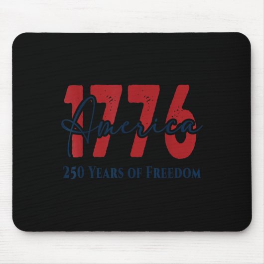 1776 Amerika 250 Jaar Vrijheid 2026 Muismat (Voorkant)