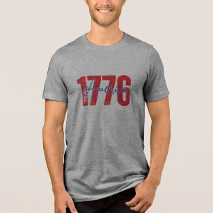 '1776 Amerika' 250ste verjaardag 4 juli Tri-Blend Shirt