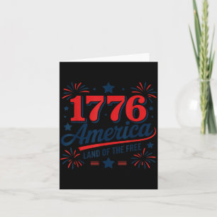 1776 Amerika Land Patriottisch Onafhankelijkheidso Kaart
