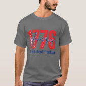 1776 Amerika T-shirt (Voorkant)