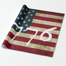  1776 Amerikaans vlagpatriotticum Cadeaupapier