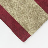  1776 Amerikaans vlagpatriotticum Fleece Deken (Hoek)