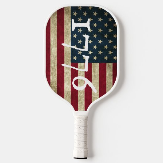 1776 Amerikaans vlagpatriotticum Pickleball Paddle (Achterkant)