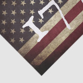 1776 Amerikaans vlagpatriotticum Tissuepapier (Detail)