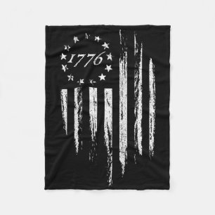 1776 Amerikaanse vlag Betsy Ross 13 sterren USA 4e Fleece Deken