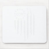 1776 Amerikaanse vlag Betsy Ross 13 sterren USA 4e Muismat (Voorkant)