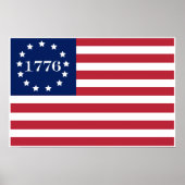 1776 Amerikaanse vlag Poster (Voorkant)